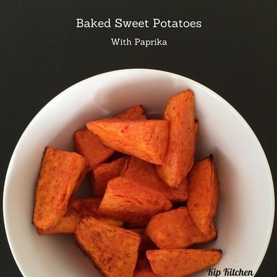 Baked Sweet Potatoes with Paprika
