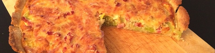 French Quiche with Leeks - Result | kipkitchen.com