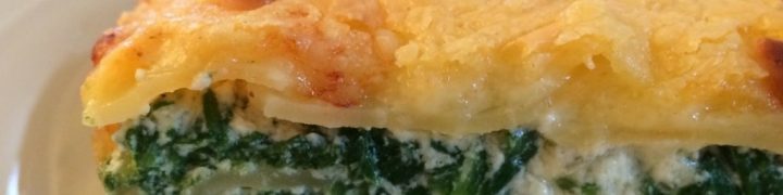 Spinach and Ricotta Lasagna No White Sauce | kipkitchen.com