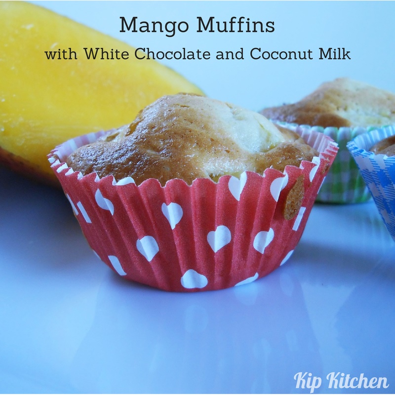 Easy Muffin Recipe with Mango Result | kipkitchen.com #muffin #mango #recipe