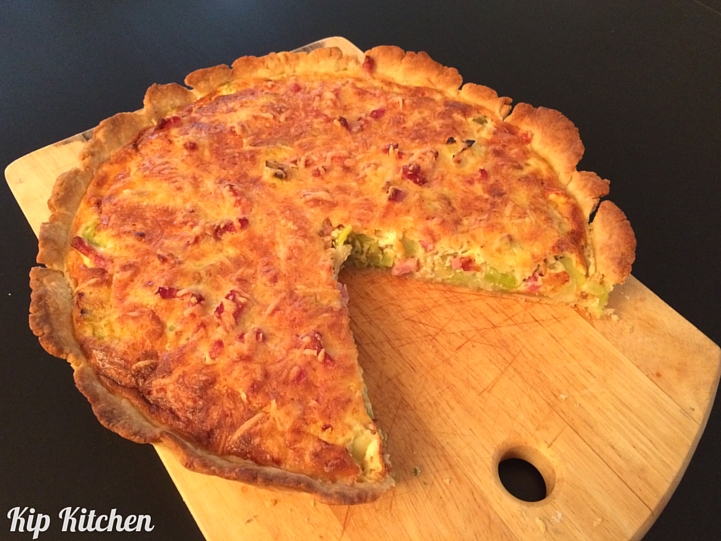 French Quiche with Leeks - Result | kipkitchen.com