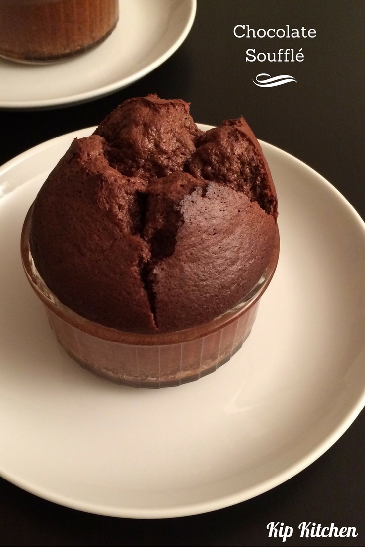 Homemade Chocolate Soufflé | kipkitchen.com