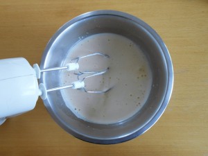 Madeleine Cookie Recipe Mix with Electric Mixer | kipkitchen.com #recipe #food #chocolate #paris