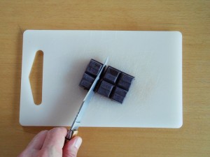 Madeleine Cookie Recipe Cut Chocolate | kipkitchen.com #recipe #food #chocolate #paris